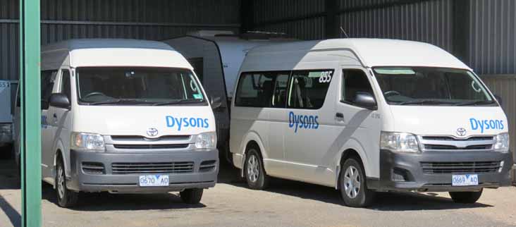 Dysons Toyota Hiace Commuter 842 855